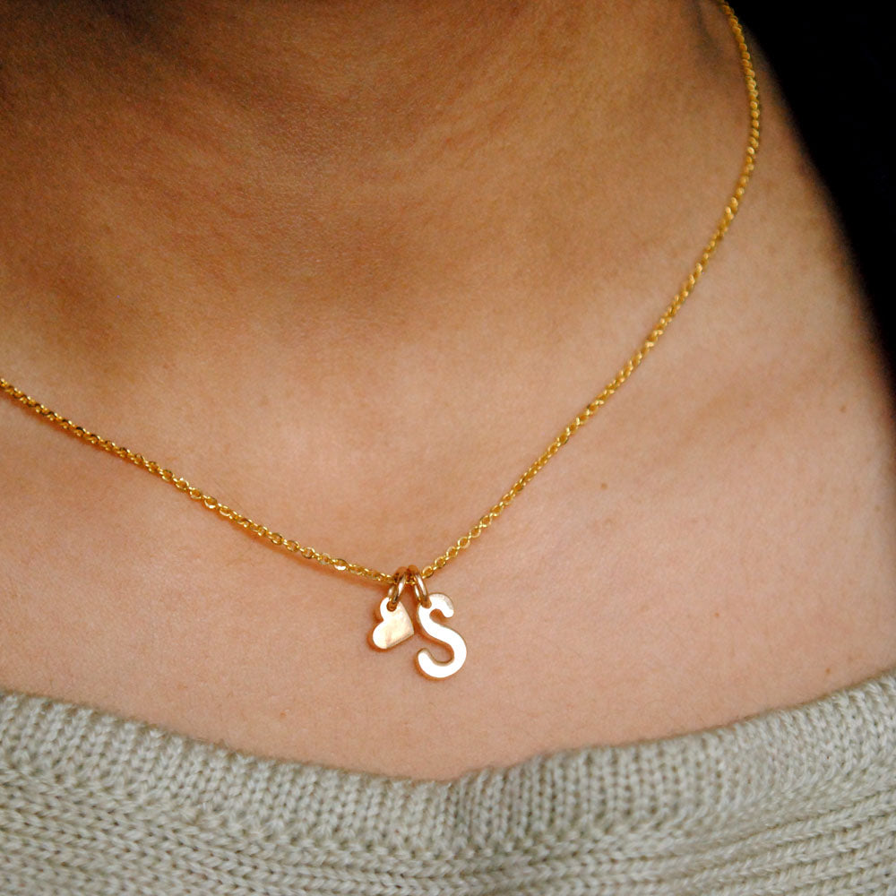 Two Initials Personalized Necklace 14K Gold 2 Initials Necklace Gift Monogram  Necklace – Fine Jewelry by Anastasia Savenko