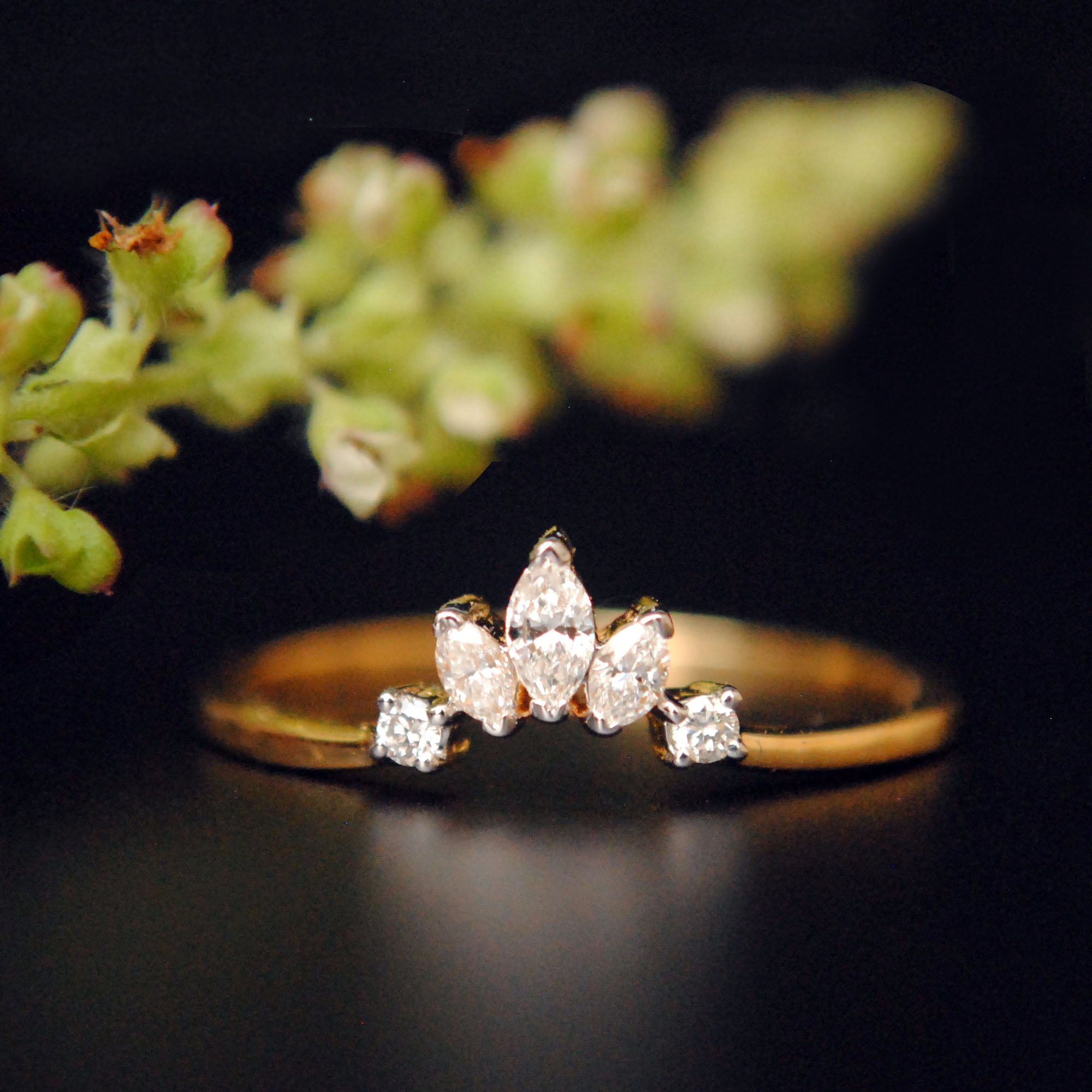 Wedding Ring Trend for Spring: Crown Wedding Band