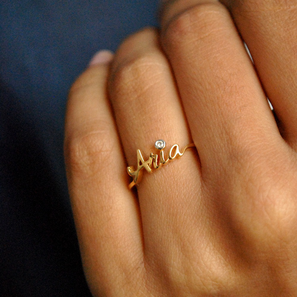 Personalized Infinity Ring - Binns Custom Jewelry