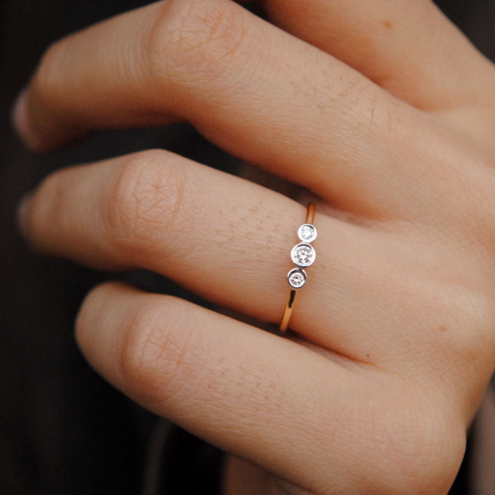 Your Guide To Three-Stone Diamond Rings – All Diamond