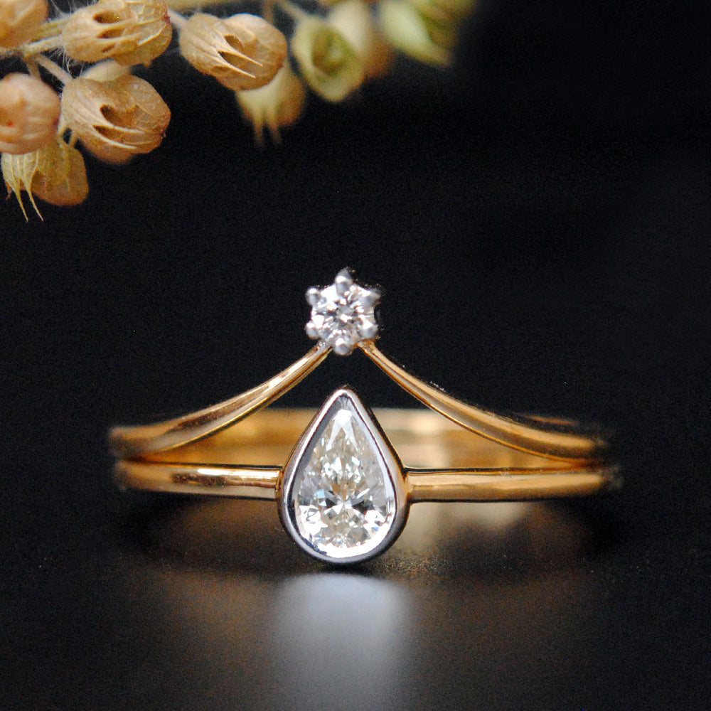 Engagement Rings - Cincinnati Crown Solitaire Bridal Ring