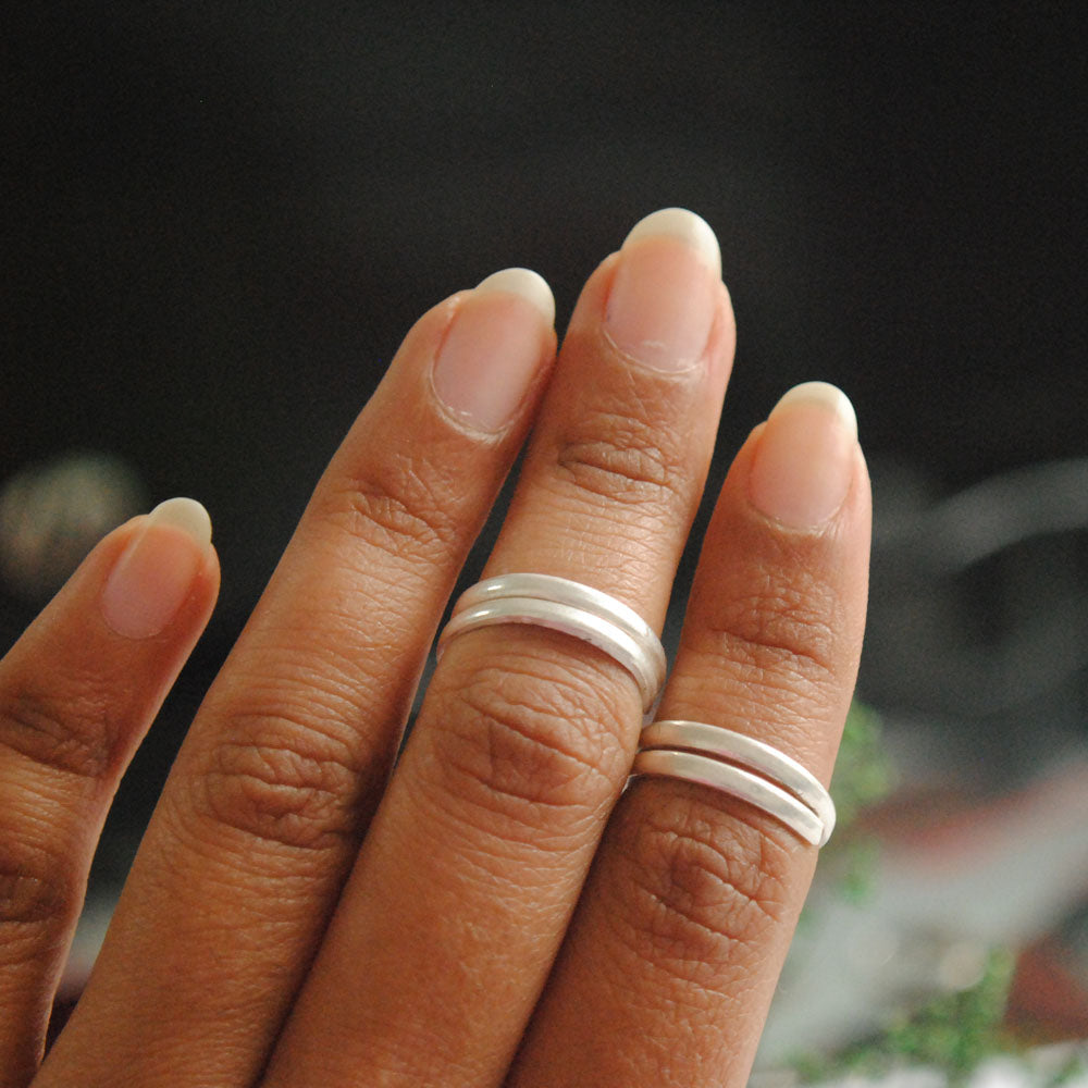 925 Sterling Silver Toe Ring | Hammered Toe Ring | Boho Gypsy Artisan –  WatchMeWorld