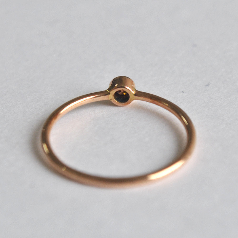 Baby diamond ring. Palladium white gold – Studio Cosette